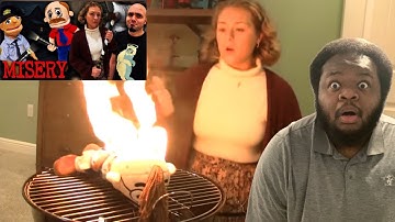 SML Movie: MISERY! (REACTION) #sml #jeffy #misery 😂🚘🔨