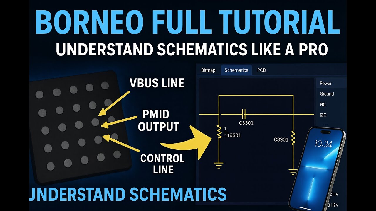 Borneo Full Tutorial for Mobile Repair | Learn Schematics, Charging Faults & Diagnosis Step-by-Step