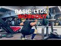 Basic workout series  part  1  legs
