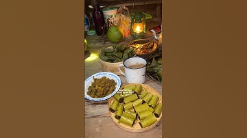 kue jadul khas dayak masak di ladang ( part.  Lanjutan masak sebelumnya)