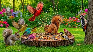 🔴LIVE: CAT TV Non-Stop Little Birds & Squirrels Fun All Day Long 🕊️ Nature Sounds Cats Relax Sleep 🦜