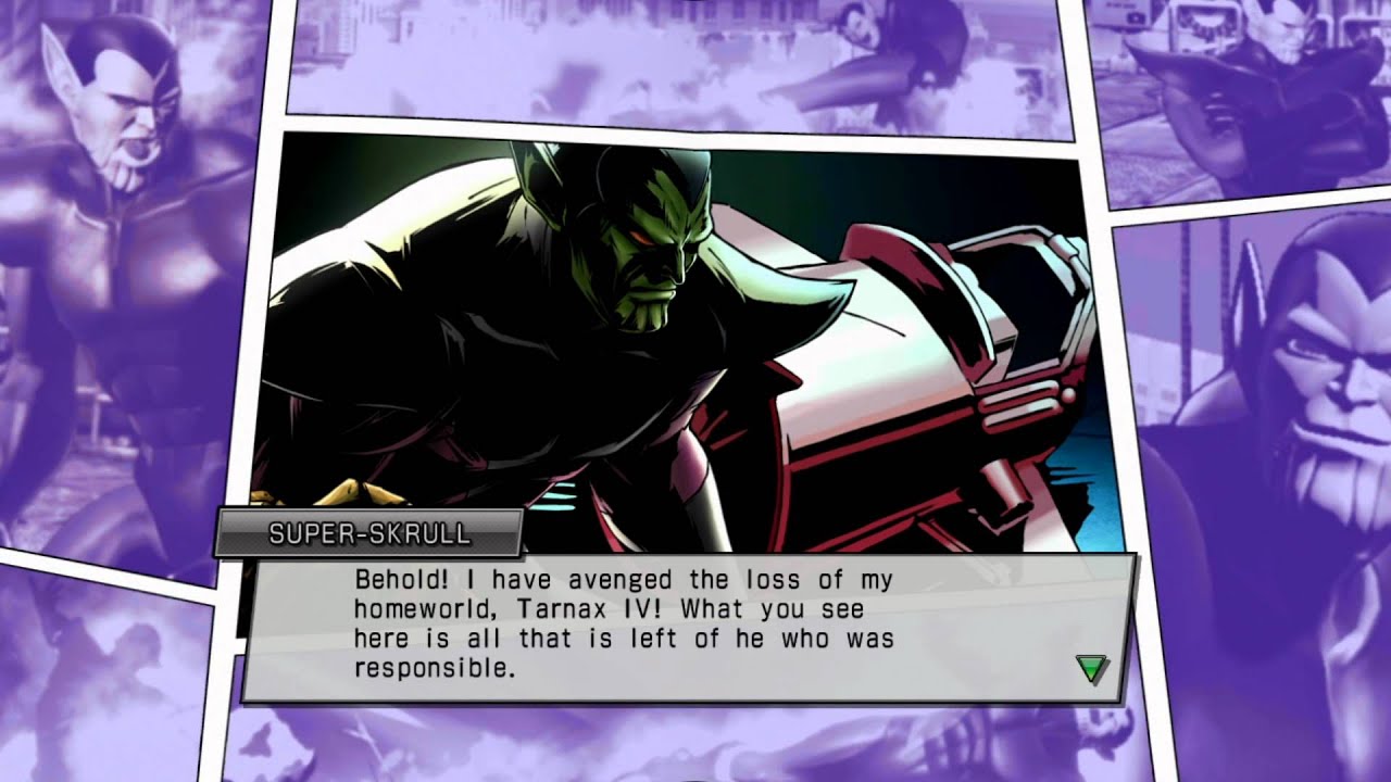 UMVC3 SuperSkrull Ending YouTube