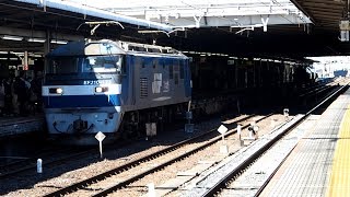 2019/12/27 【貨車配給】 JR貨物 配6794レ EF210-123 大宮駅 | JR Freight: Freight Cars at Omiya