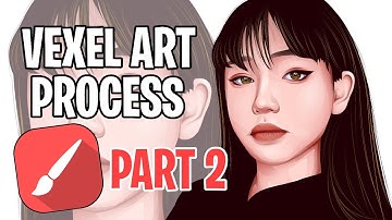 VEXEL ART TUTORIAL [ Part II ] via Infinite Painter