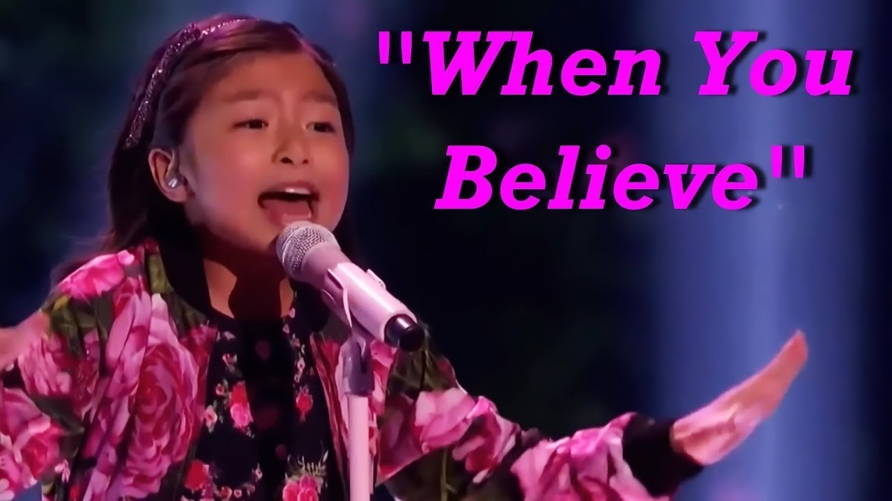 Best Of Celine Tam When You Believe America's Got Talent YouTube