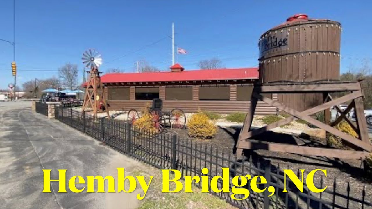 I'm visiting every town in NC Hemby Bridge, North Carolina YouTube