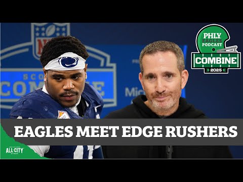 Eagles news from Combine with edge rushers such as Abdul Carter, Donovan Ezeiruaku in the spotlight