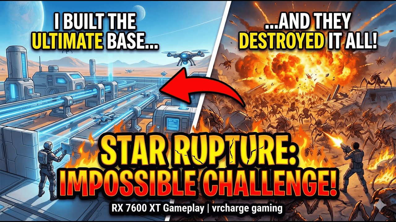 STAR RUPTURE First Look! - FPS Factorio?? (RX 7600 XT Gameplay) - YouTube