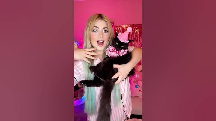 I threw my baby kitten a surprise birthday! 😱🥳🎂