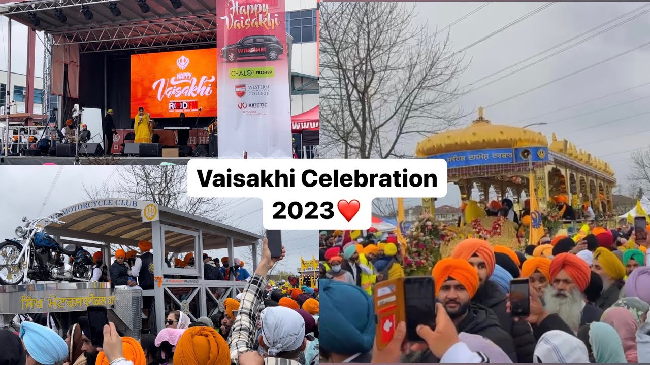 Vaisakhi celebration 2023 Surrey / Nagar kirtan after 4 years YouTube