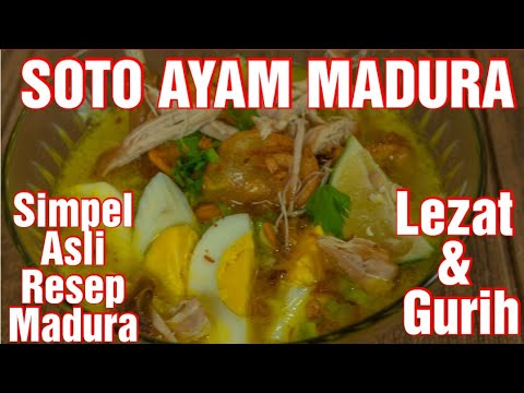Resep Soto Ayam Madura