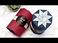 GIFT BOX WRAPPING IDEAS | CYLINDRICAL GIFT PACKAGING | ROUND BOX PACKING | I.Sasaki