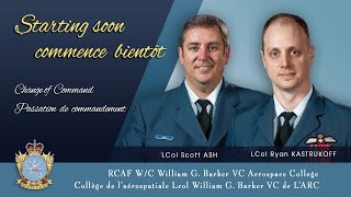 RCAF Barker College Change of Command