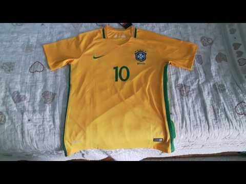 Minejerseys - Brazil 2016 Neymar JR Home Jersey Review