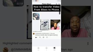 How to Transfer Video From Smart Glass to Phone. #aimbg1 #smartglasses2026 #aismartglasses
