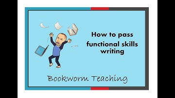 How to pass functional skills English level 1