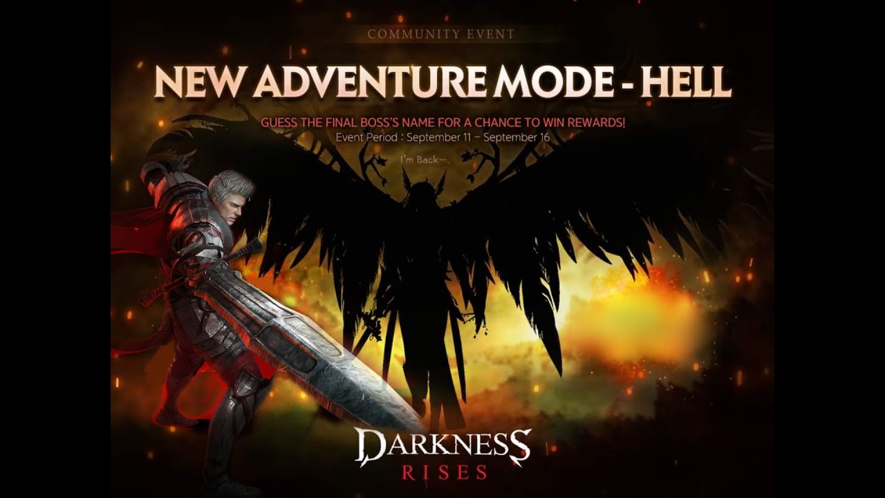 Darkness rises - Hell mode (warrior)