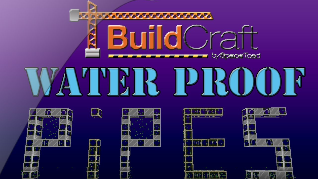 Water Proof Pipes [Buildcraft Block By Block 04] YouTube