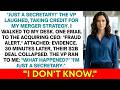 Just a Secretary – I Canceled Their $2B Merger With One Email Executive Revenge