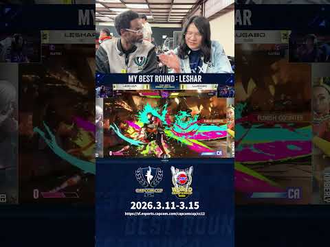 #CAPCOMCUP12 BEST ROUND with LeShar ⚔️ #shorts #streetfighter