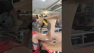 Video #7 in the Sculpted Cherry series #custom #woodworking #wood #sculpture #sculptingwood