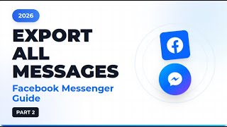 How to export all facebook mesenger messages 2026 (e2e messages) pt. 2