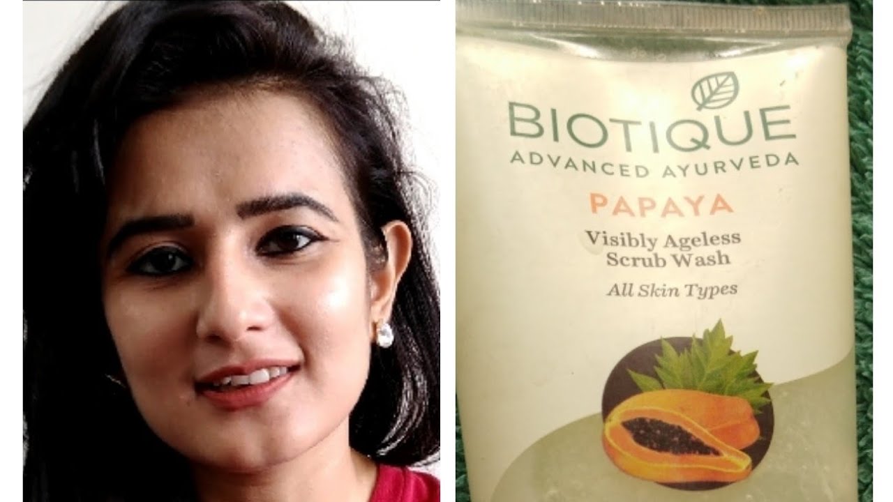 bio papaya scrub wash