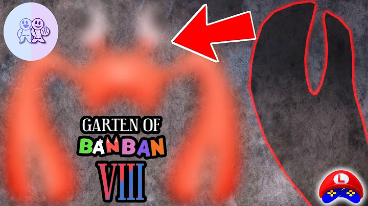 Garten of Banban 8 - NEW OFFICIAL IMAGE with a SECRET CHARACTER REVEALED 🦀