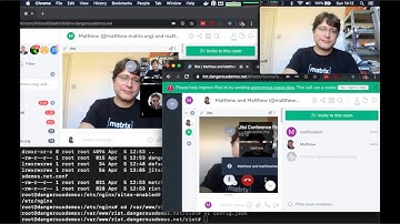 A walk through of installing Synapse+Riot+Jitsi from scratch on Debian