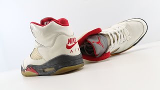 jordan 5 fire red 1990