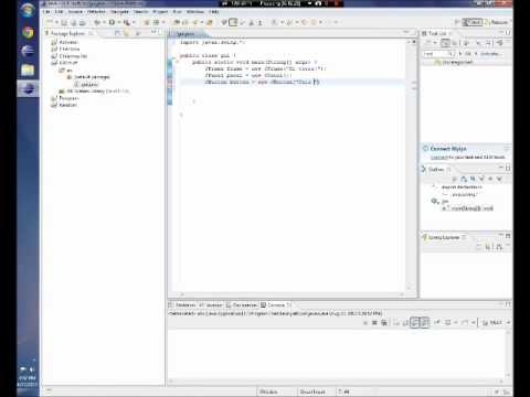 Java GUI tutorial 1