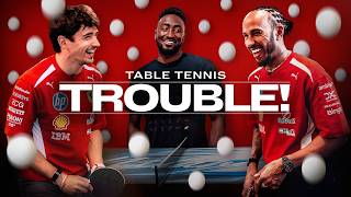 Lewis Hamilton Vs Charles Leclerc In Table Tennis Battle
