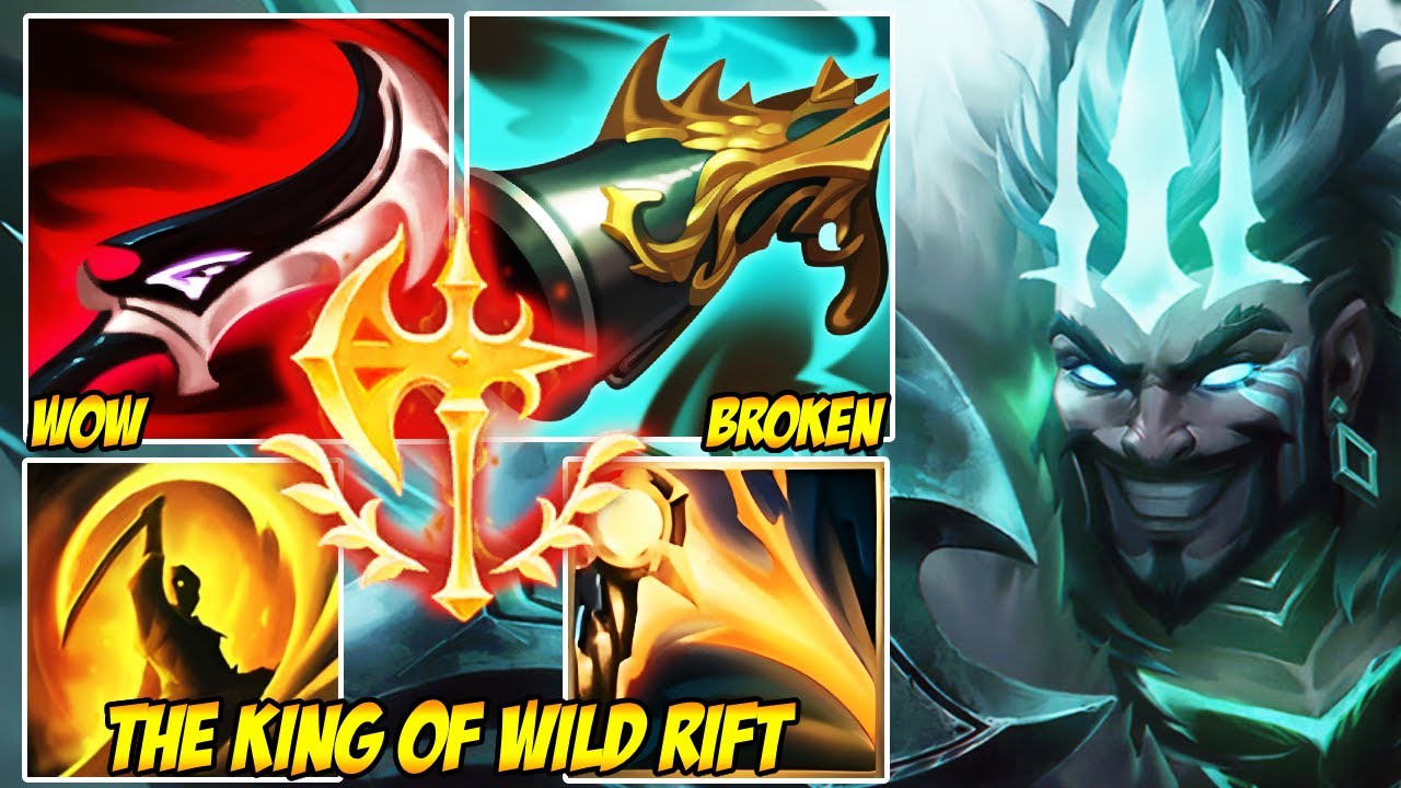 THE KING OF WILD RIFT WITH DRAVEN - 1V5? DRAVEN DOESN’T CARE