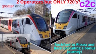 2 OPERATORS BUT ONLY 720's? Rochford to Pitsea (Also a  Bonus Journey)