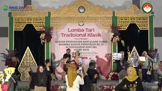 Lomba Tari Tradisional Klasik  Hut Dharma Wanita Persatuan Ke26  Hari Ibu