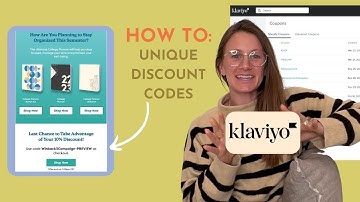 Klaviyo Tutorial: How to use Dynamic Discount Codes with Shopify in 2023