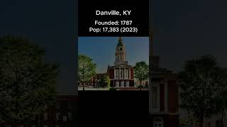 Random US Towns: Danville, KY #shorts