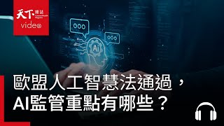 歐盟人工智慧法通過AI監管重點有哪些阿榕伯胡說科技