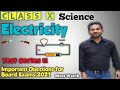 Electricity Class 10 | Test Series 11 | Science | Important Questions for Board Exams 2021