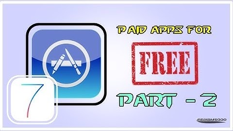 How to get paid apps for free without jailbreak - Part 2 | 2014 in iOS 7/ iOS 6