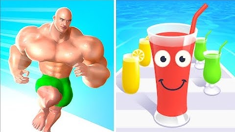 Juice Run | Muscle Rush - All Level Gameplay Android,iOS - NEW GIGA APK UPDATE