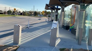 Futuristic bus stations dot Route 29 for Montgomery’s new BRT Flash system