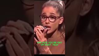 Ariana singing Britney s 'Hit Me Baby' #shorts #arianagrande #youtubeshorts