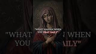 what happen when you pray daily #jesus #growyourfaith #bibleverse