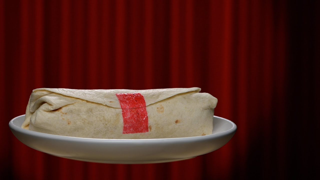 Someone made edible Tastee Tape that holds your burrito closed while you  eat it