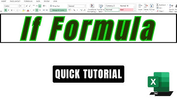 If Formula in Excel (Beginner Tutorial)