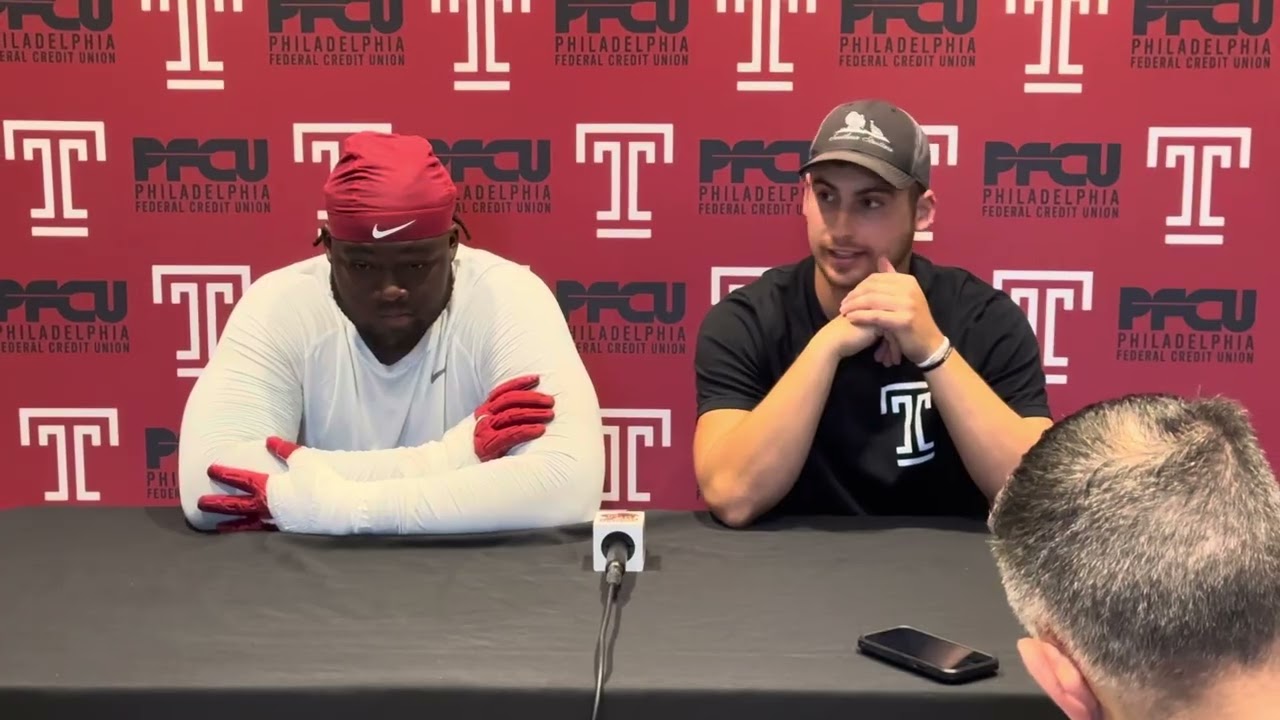 Allan Haye and Evan Simon - Temple/Army postgame press conference
