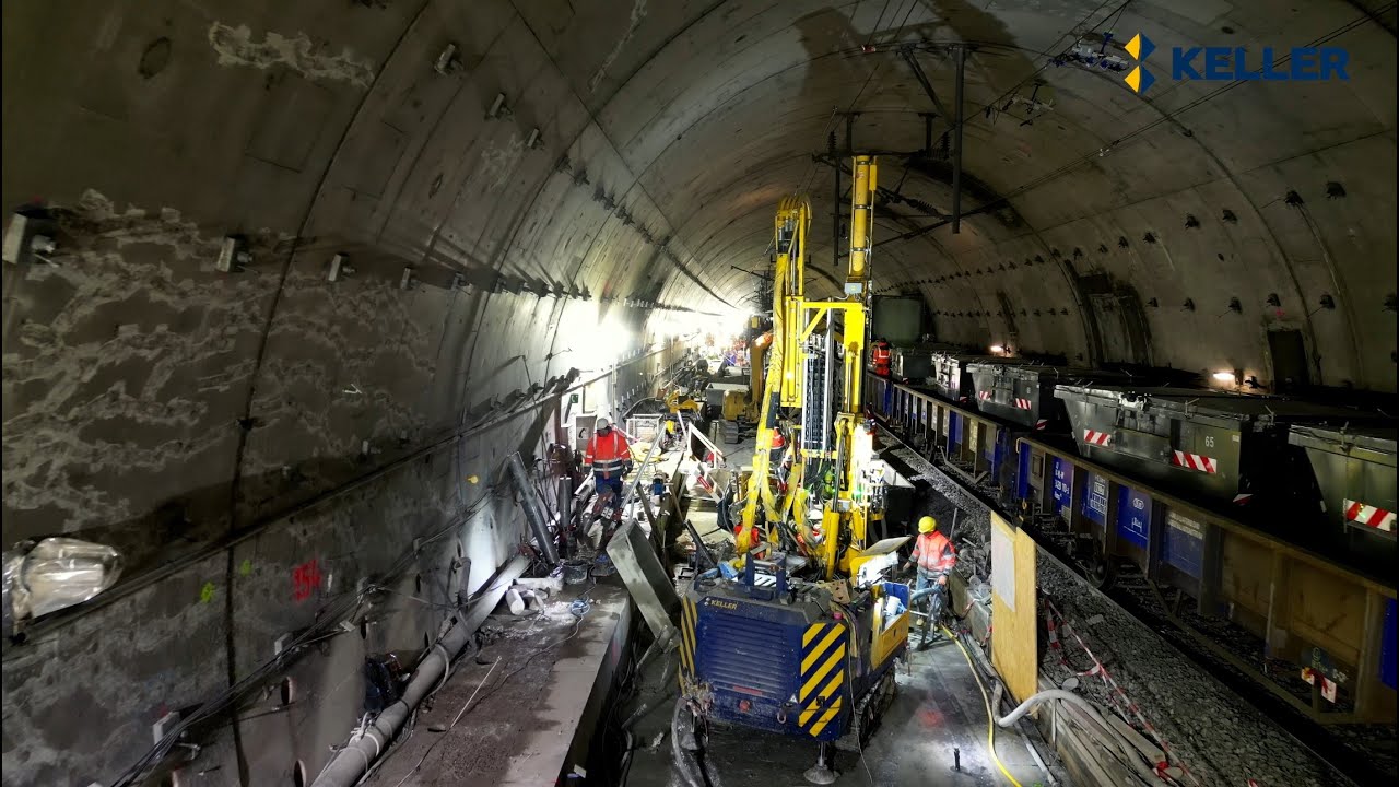 Keller Grundbau - Partial renewal of the Rauheberg Tunnel