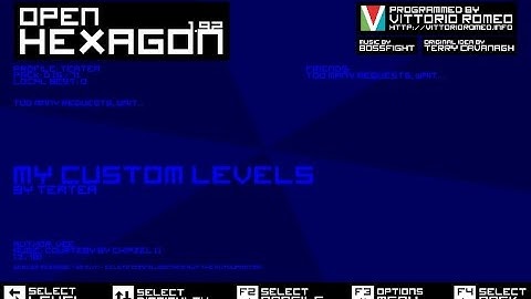 Open Hexagon 1.92 - Super Test Custom level pack - test