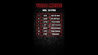 Ndl Pro Week 2 Yolo Mode Vs Vox Antiqua